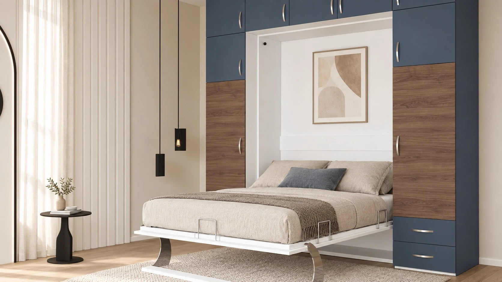 Double vertical wall bed — Helyum